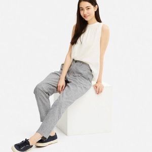 Uniqlo gray linen pants size S/6